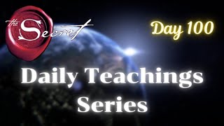 Day 100 🎊 of The secret Daily Teaching series 😯