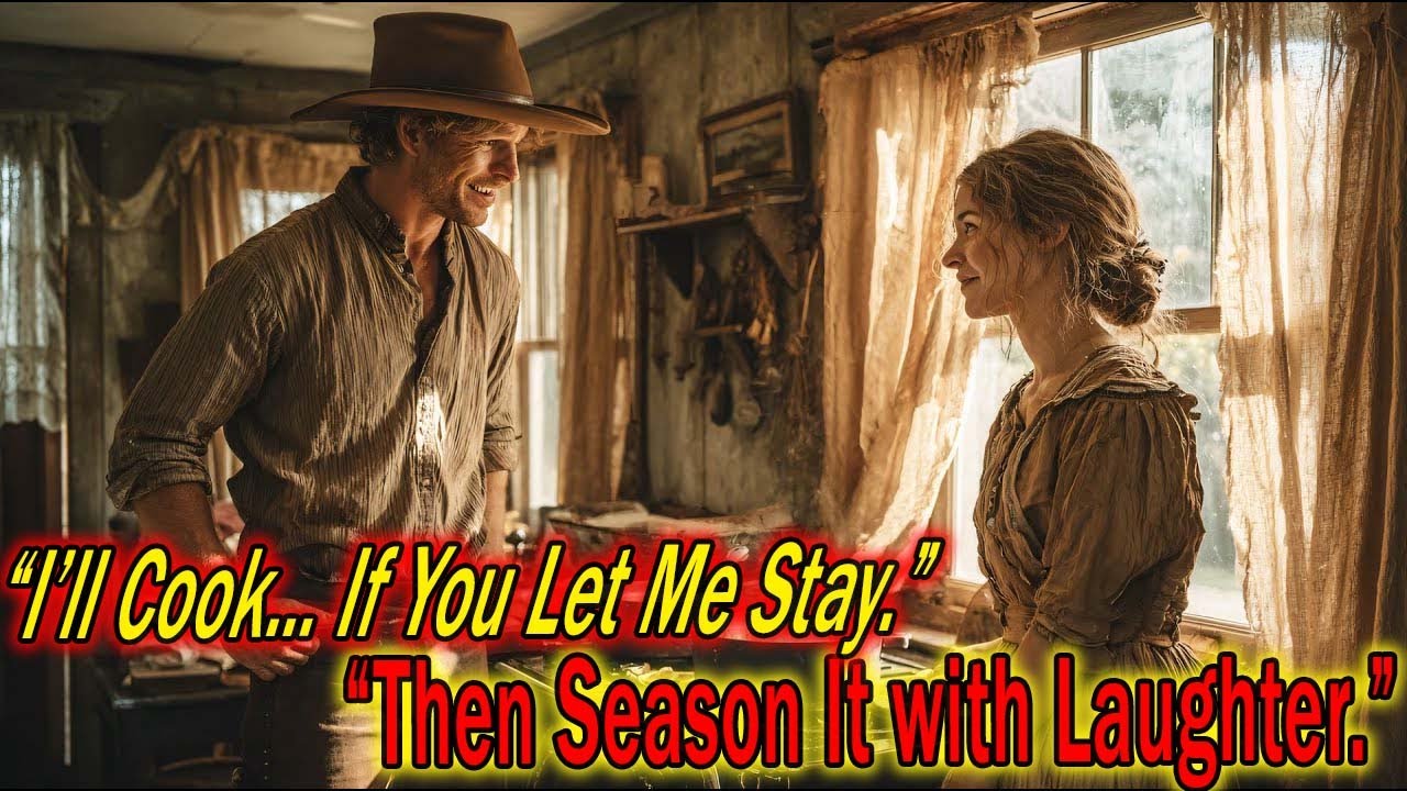 A Widow Offered to Cook for Shelter — The Cowboy Smiled and Gave Her a Home
