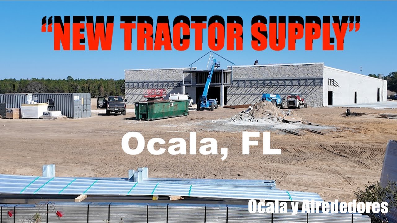 🏗️Tractor Supply Construction Timeline in Ocala, Florida (Aug–Nov 2025) 🚧