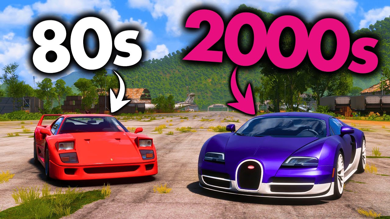 I Raced The FASTEST Cars From Every Decade in FH5!