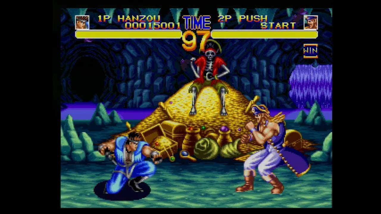 World Heroes 2 -  Neo Geo AES - Real Hardware No Commentary Gameplay