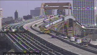 Hoan Bridge median 'zipper' delayed for early commute