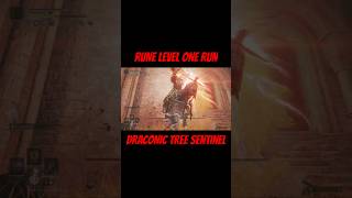 Rune Level One Run | Draconic Tree Sentinel #eldenring #anime #berserk #boss #challenge #gaming