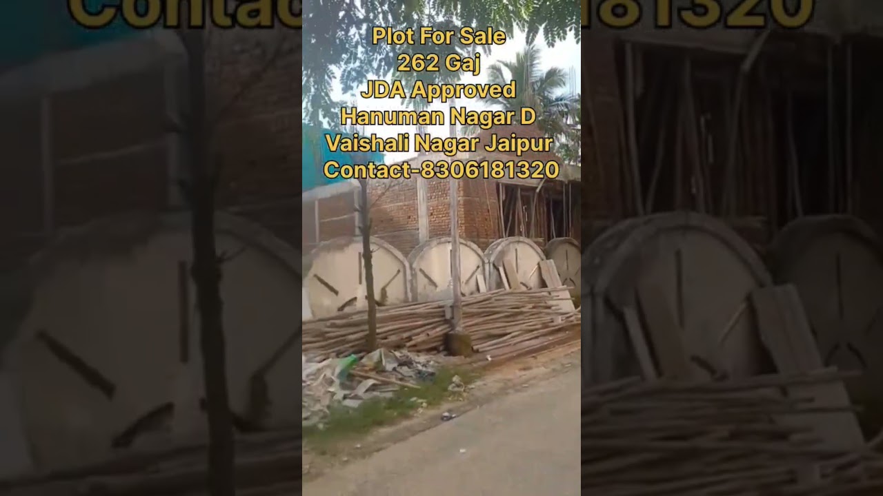 Plot For Sale In Hanuman Nagar D Jaipur 