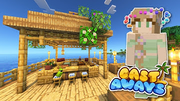 I Built a TIKI BAR in Castaways SMP! 🥥| Modded Minecraft | Ep 4