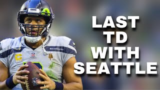 Russell Wilson's Last Touchdown with the Seattle Seahawks
