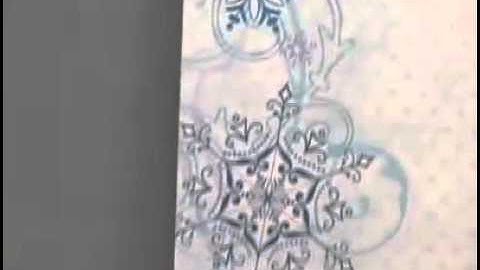 Snowflake Corners Scrapbooking Foil Paper by Hot Off The Press Inc