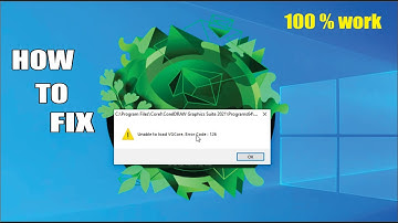 How to Fix CorelDraw Unable To Load VGCore. Error Code 126 | Awais Technical