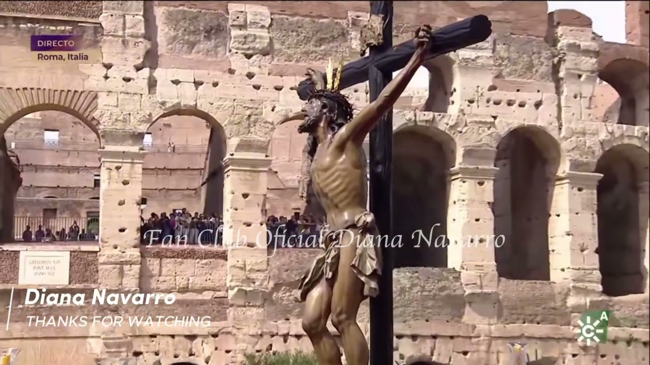 Diana Navarro canta una saeta histórica al Cristo de la Expiración en Roma | Jubileo 2025