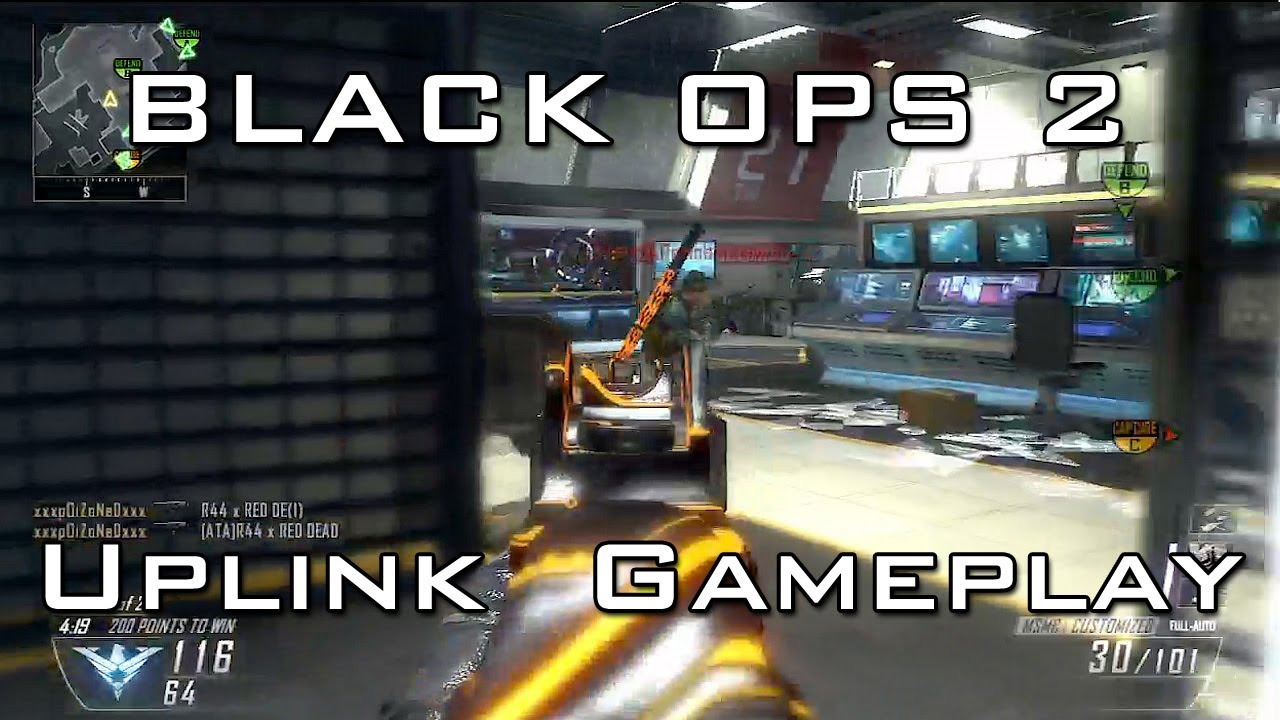 New BO2 "UPLINK" Gameplay w/ Double Swarm, New COD Black Ops 2 Vengeance DLC Gameplay