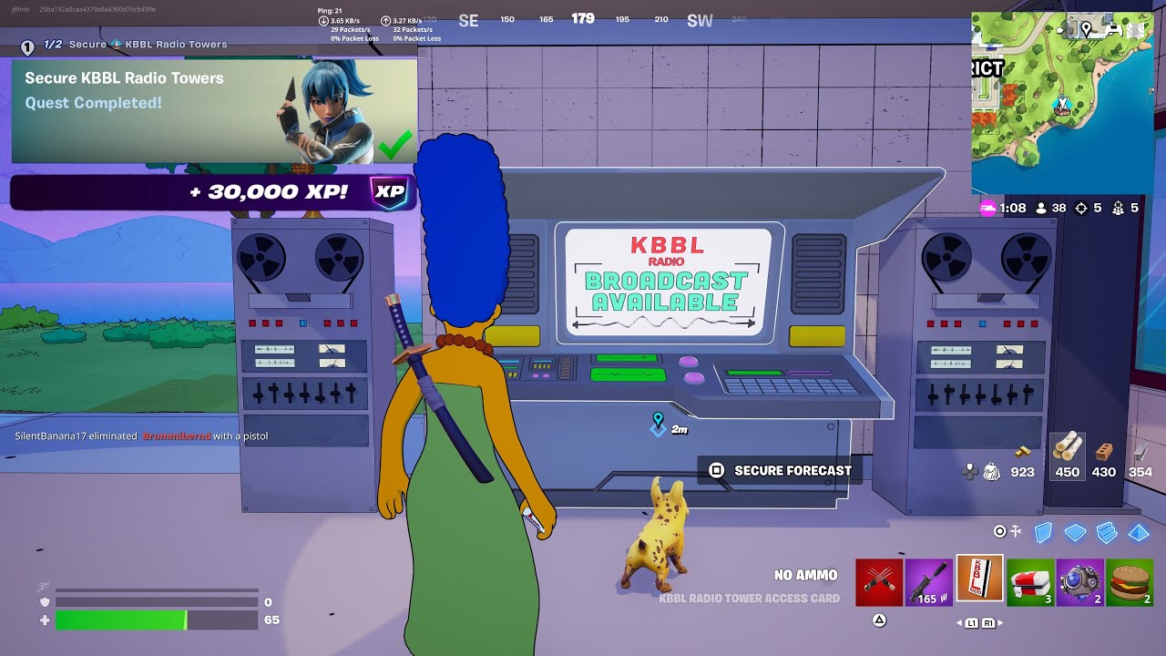Fortnite - Secure KBBL Radio Towers (Simpsons Kickstart Quests)