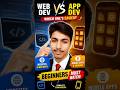🚀 Web Development vs App Development – Which One Is Easier? | Complete Beginner Guide 2026