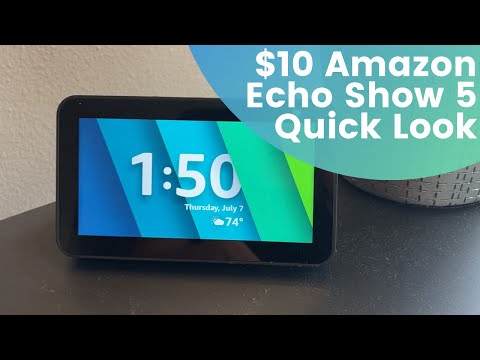$10 Amazon Alexa Echo Show 5 - YouTube