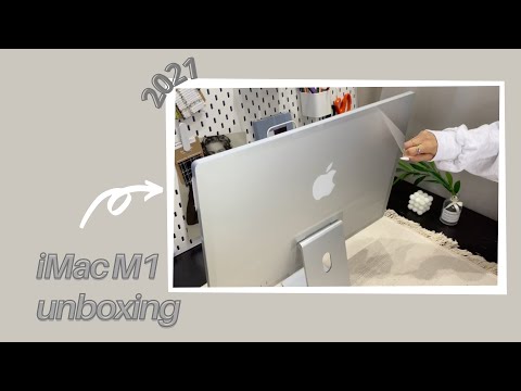 فتح صندوق ايماك بمعالج ام ١ | iMac M1 unboxing 2021 - YouTube