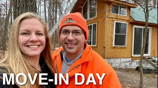 MOVING back INTO THE Off-Grid CABIN!
