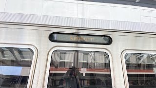 WMATA Subway: Kawasaki 7k Series ⚪️Silver Line⚪️ Train from Largo to Ashburn #2