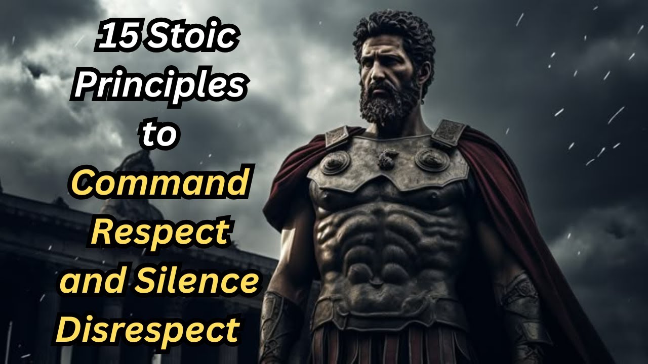 15 Stoic Principles to Command Respect and Silence Disrespect - YouTube