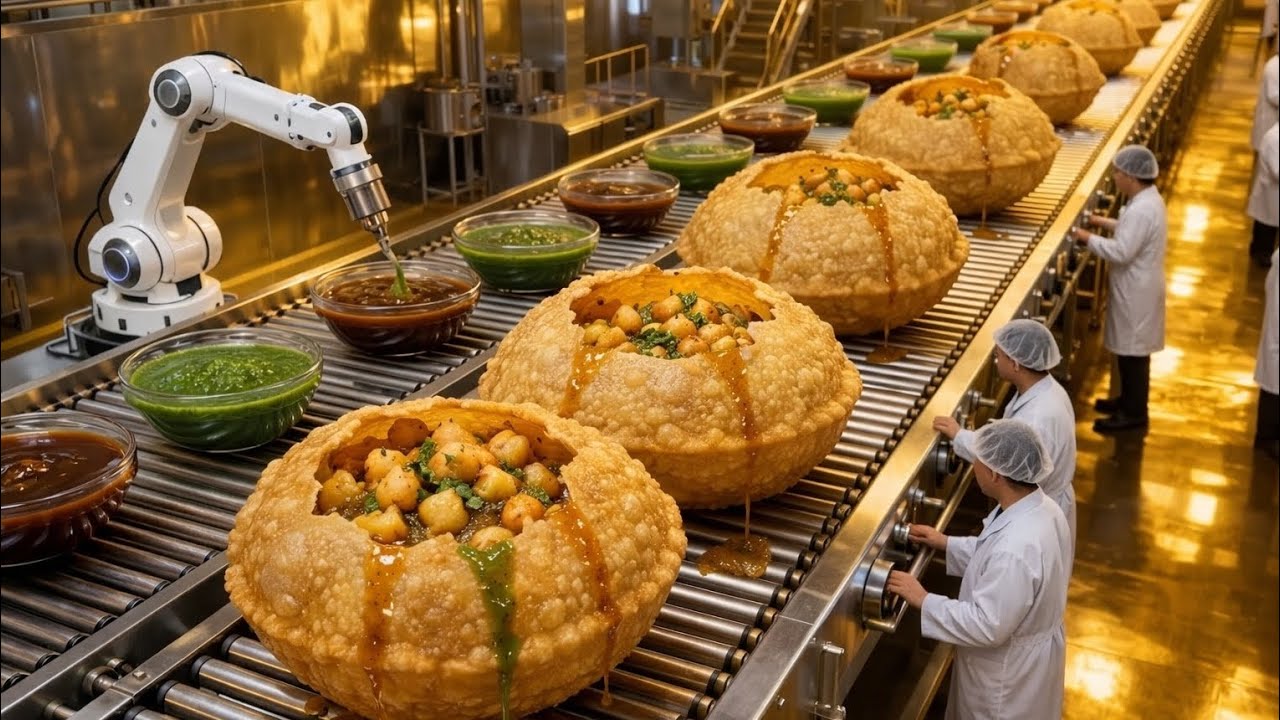 Inside the Pani Puri Factory | How Millions of Gol Gappa Shells Are Made Daily