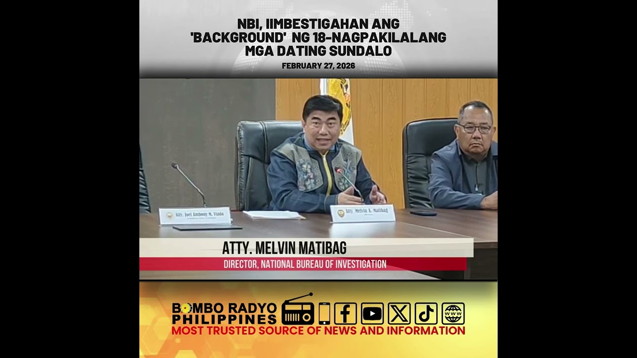 NBI, iimbestigahan ang 'background' ng 18-nagpakilalang mga dating sundalo |  Bombo Radyo