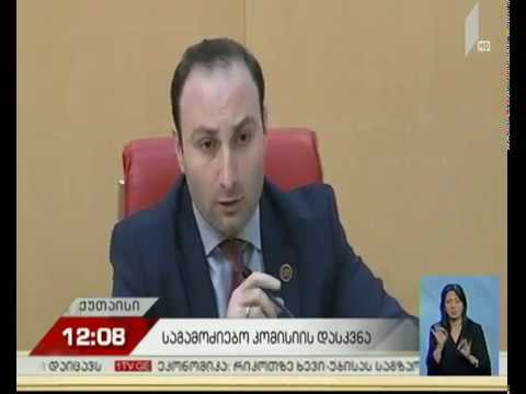 საგამოძიებო კომისიის დასკვნა პარლამენტს დღეს წარედგინება