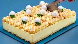 Raffaello Cake, Without Baking. It Melts In Your Mouth A Recipe That Has Conquered The Internet