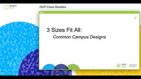 OCP 2020 Virtual Summit: Modernizing Campus Networking