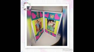 Photo frame making with saree box💕 screenshot 2