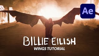 Billie Eilish Angel Wings VFX in After Effects Tutorial screenshot 5