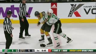 Details Mason Marchment just rocked Howden with an open ice hit. Hutton and Marchment fight Guide