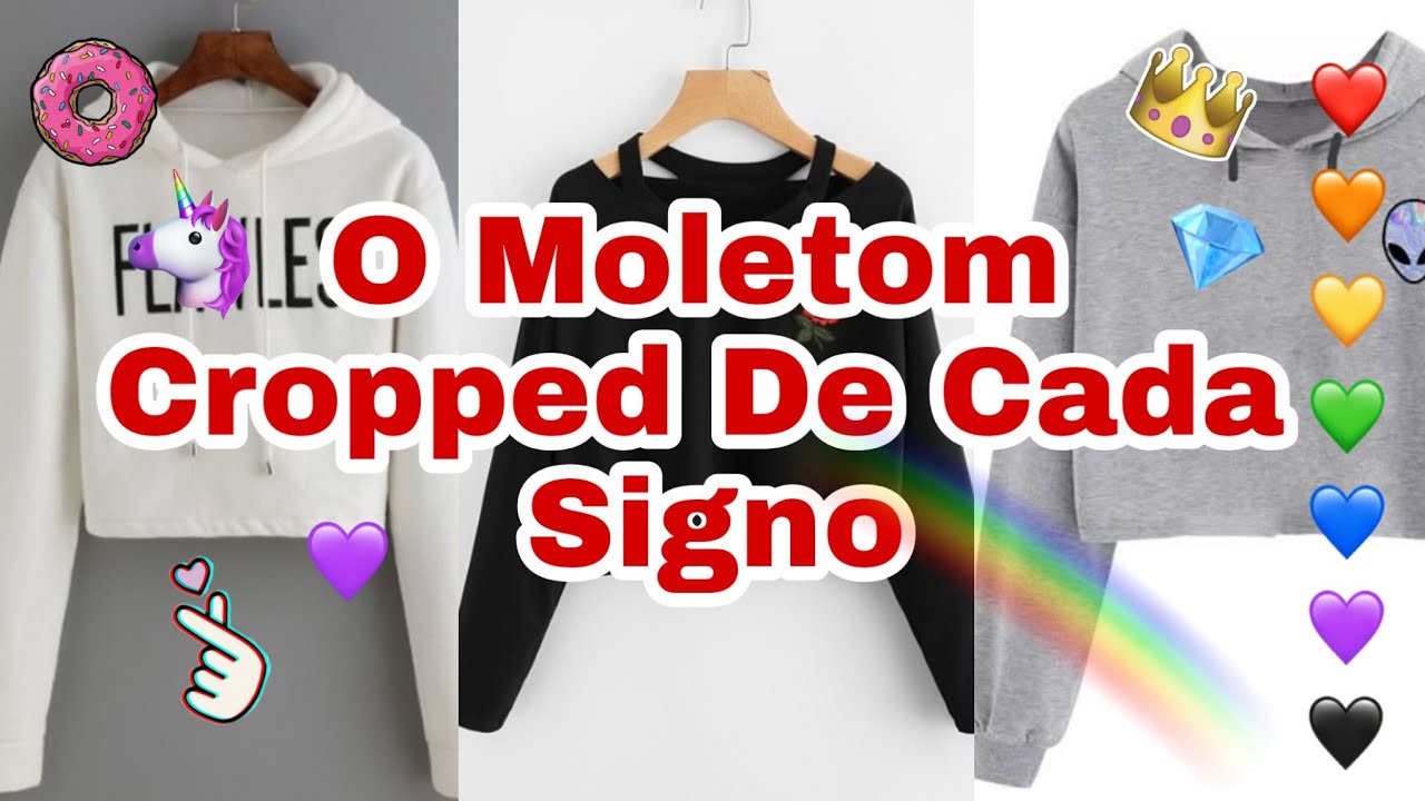 O Moletom Cropped De Cada Signo (Feminino)
