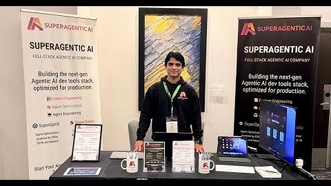 Superagentic AI Booth at ODSC West San Francisco Photos