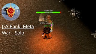 Solo SS rank - Meta war: Wave Sword Bots Experience