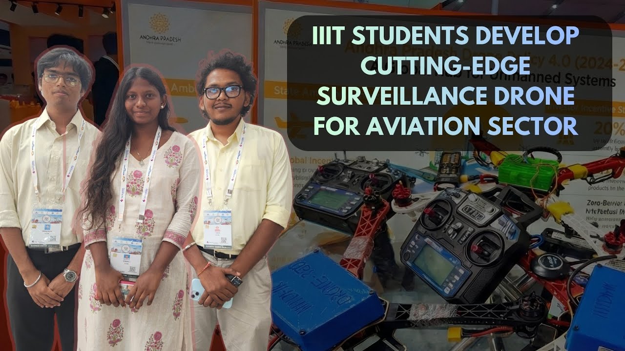 Wings India 2026: IIIT Students From AP Unveil Next-Gen Surveillance Drone Prototypes