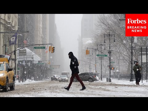 WATCH: Blizzard Hits New York City, As Thousands Of Flights Are Cancelled Along East Coast