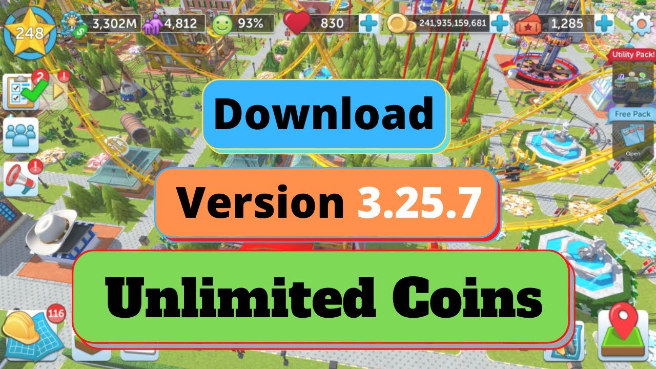 Roller Coaster Tycoon Touch Mod Apk + Obb 3.25.7 Download