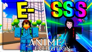 I Went From Noob To PRO In Anime Evolution EP 1