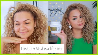 Curly Protein Mask I&#39;m Loving  / Fanola Curly Shine Review &amp; Demo