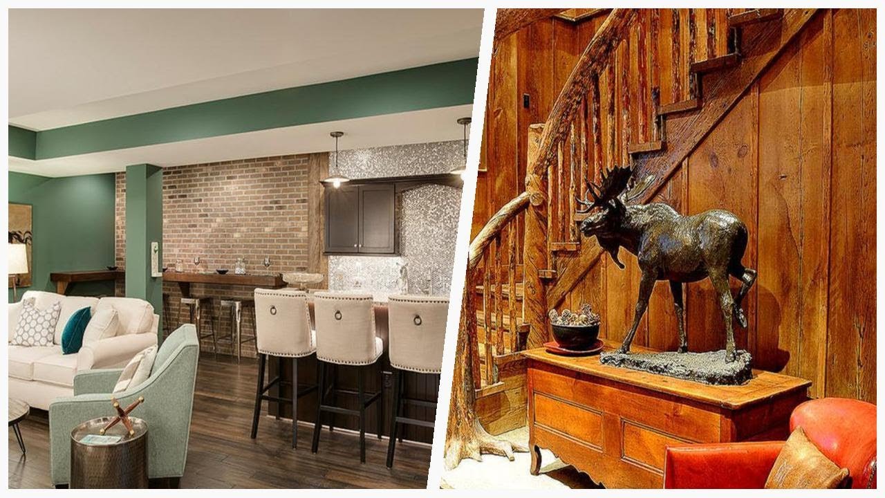 75 Basement With Brown Walls And Green Walls Design Ideas You'll Love 🌈