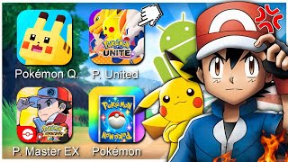 I tried ALL the POKÉMON MOBILE GAMES 💥😱 screenshot 5