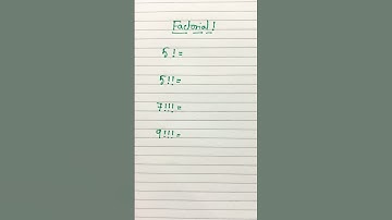 Factorial ! | Double Factorial | Part-3 | Maths Shortcut |