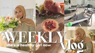 WEEK IN MY LIFE ♡ daily workout tips, clean eating, pilates, farmers market & girls night!