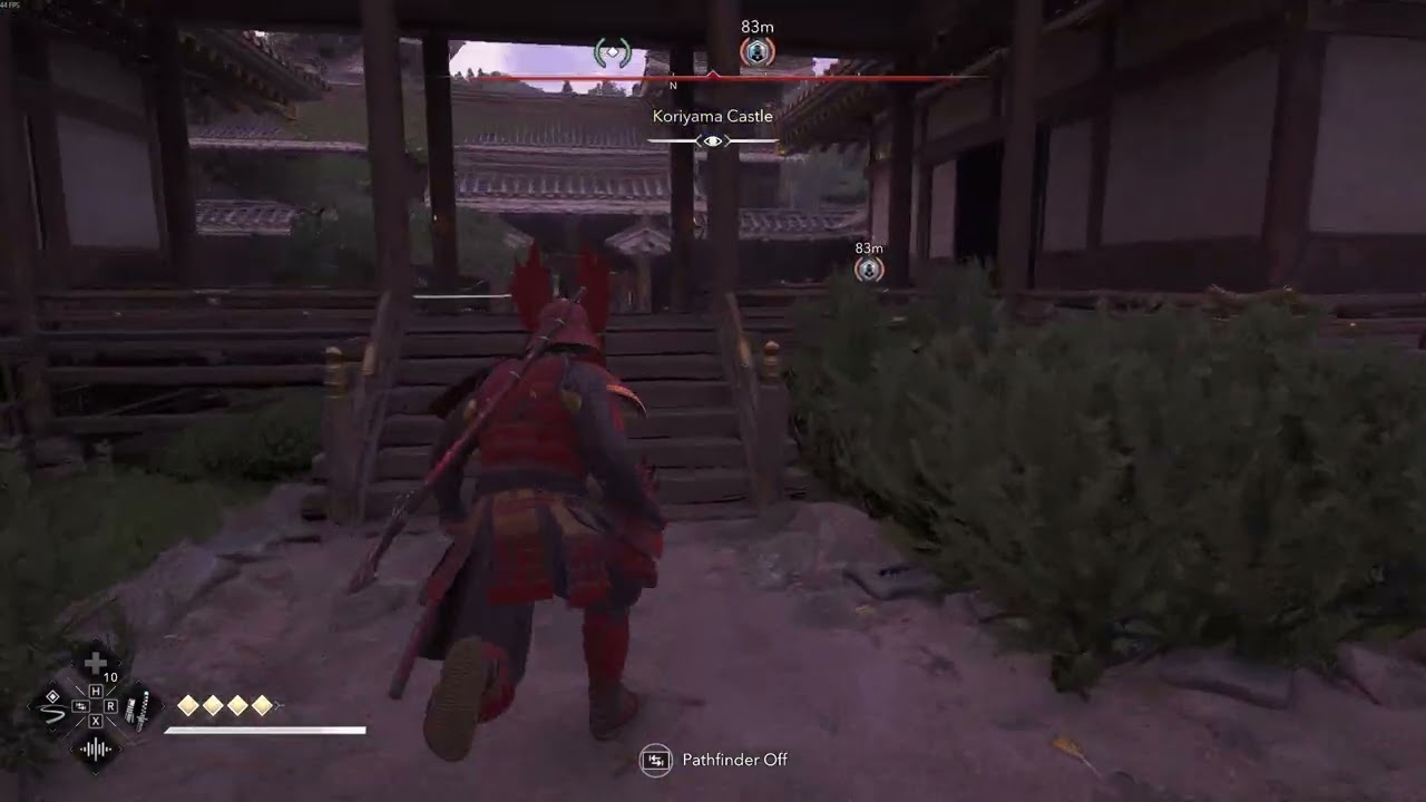 Assassin's Creed Shadows - Yasuke Pure Damage Build - Koriyama Castle - Nightmare Difficulty