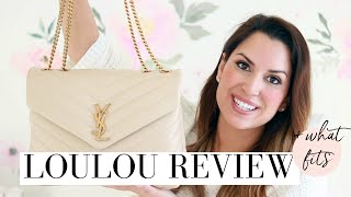 YSL SAINT LAURENT SMALL LOULOU BAG IN-DEPTH REVIEW 2021