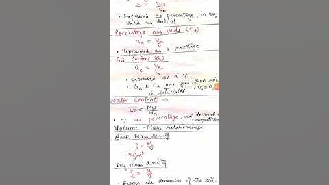 CE 206 Soil Mechanics and Foundation Engineering Sub unit 2.1 - 2.2 by Shalu Goyal