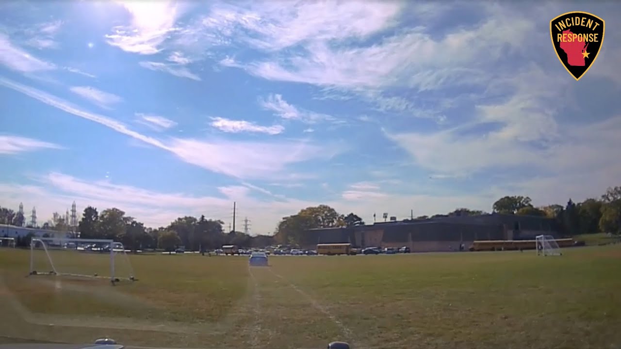 Видеорегистратор: преследование полицией Глендейла через школьный двор