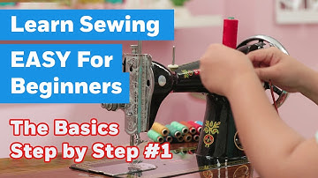 Learn Sewing - Easy for Beginners, FREE full sewing course Day 1 - The Basics to advance