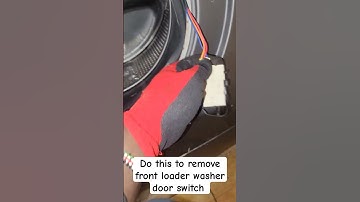 Do this to remove front loader washer door switch #subscribe #diy #shorts #tips