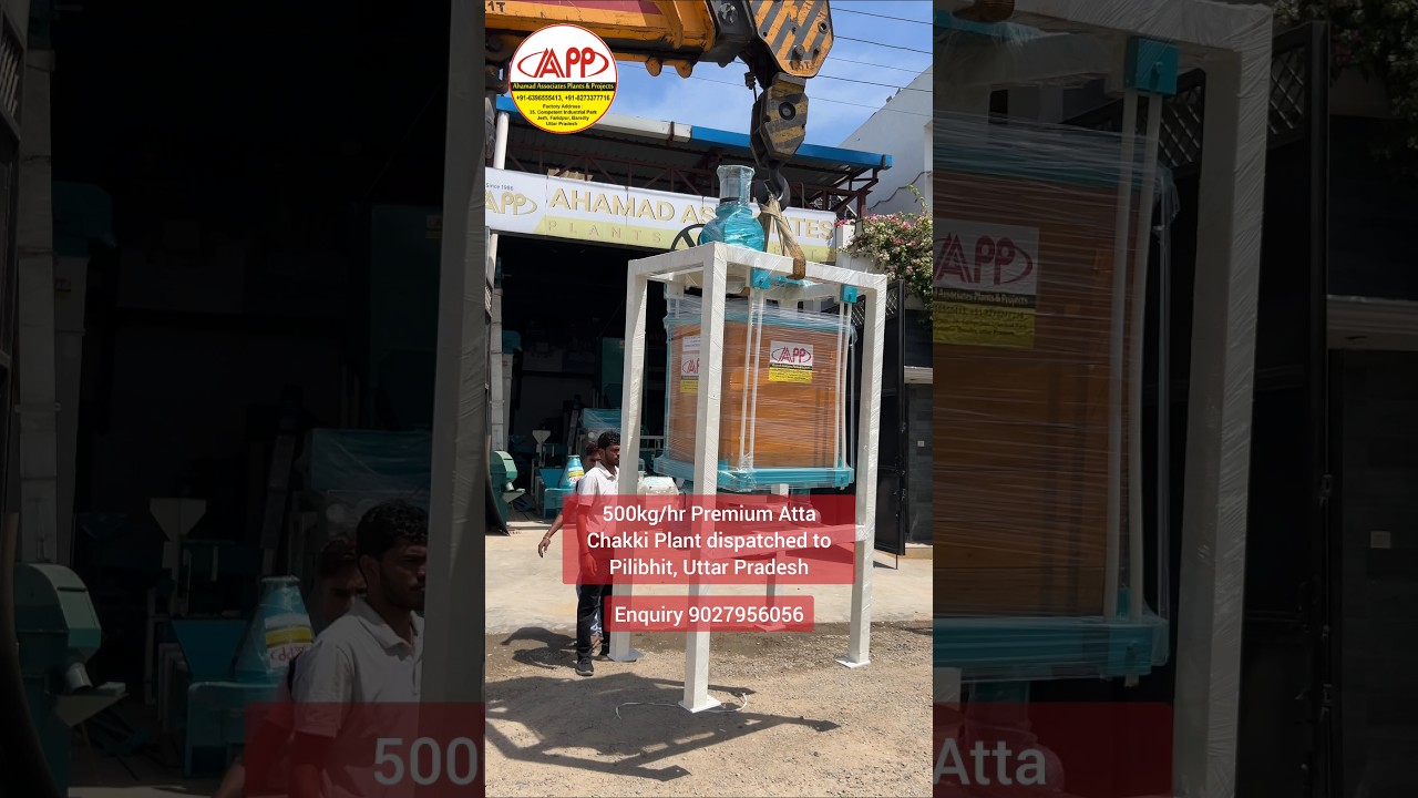 🚀 Automatic Flour Mill Plant | 500kg/hr Production Capacity #flourmillplant