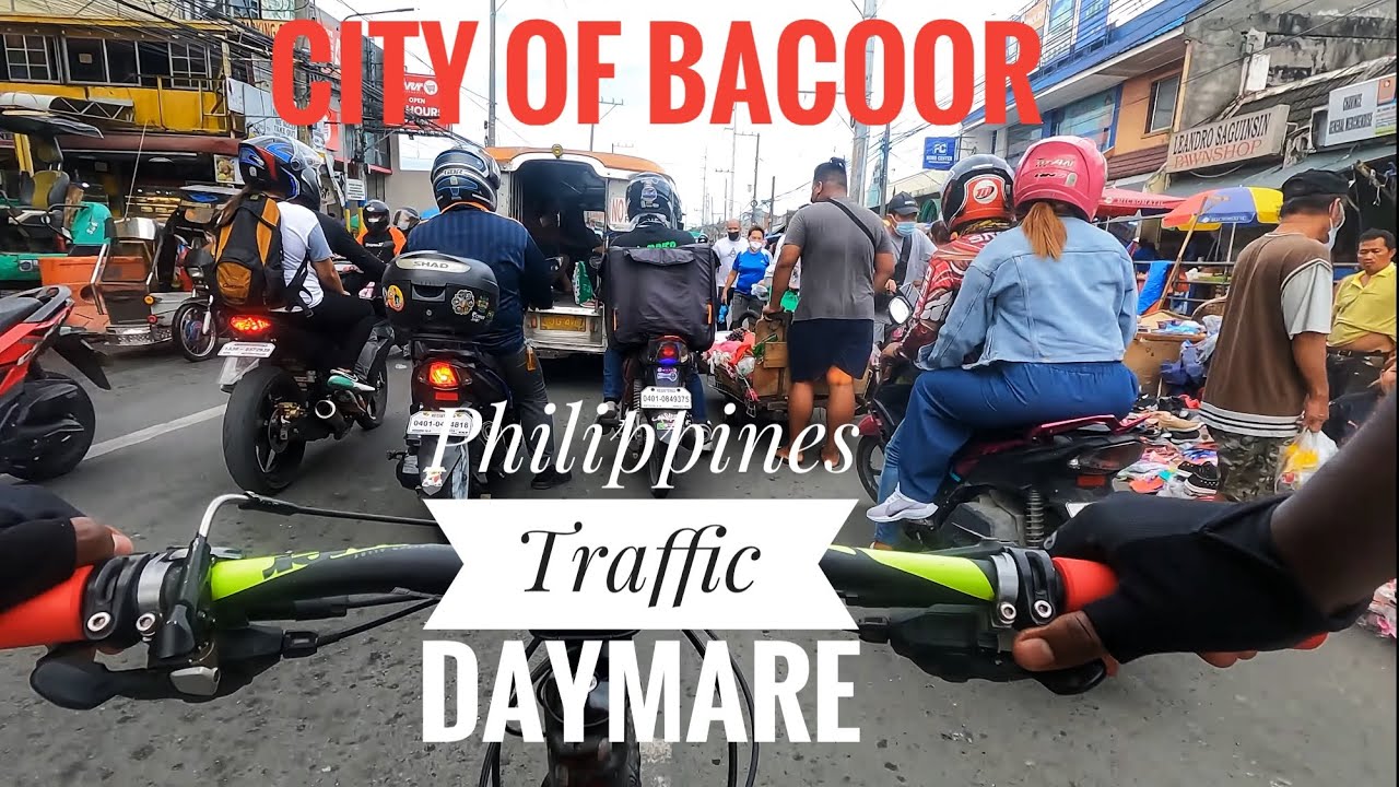 Philippines Traffic Daymare| Cycling in the City of Bacoor