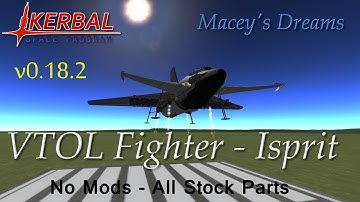 KSP - VTOL Fighter Destroys Spy Satellite